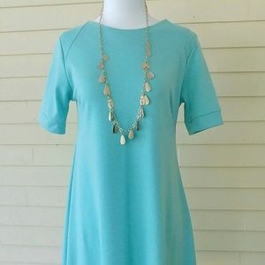 Makadamia Mint Shift Dress Size 4